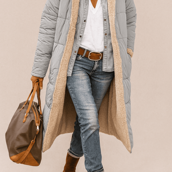 SASHA | MANTEAU RÉVERSIBLE DOUX