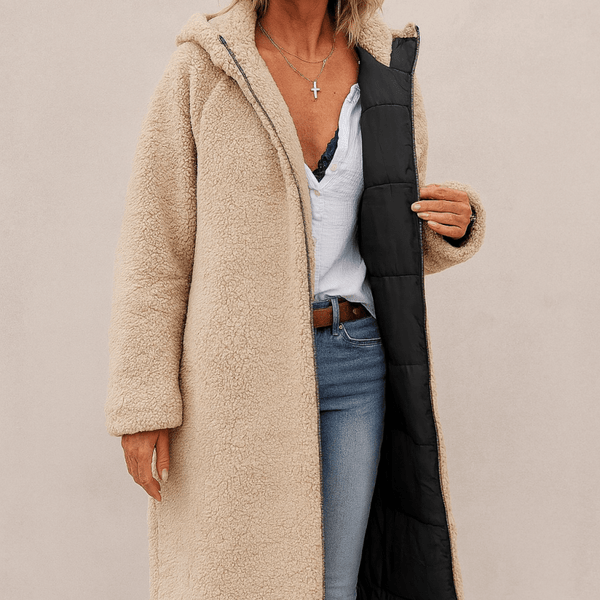 SASHA | MANTEAU RÉVERSIBLE DOUX