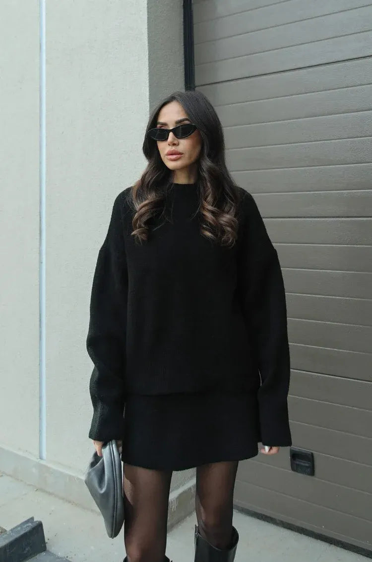 Zoey | Ensemble Robe Pull Tricoté