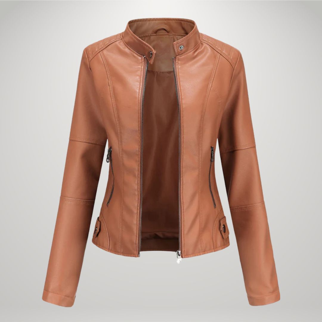 Karolina | Veste Slim en Simili Cuir