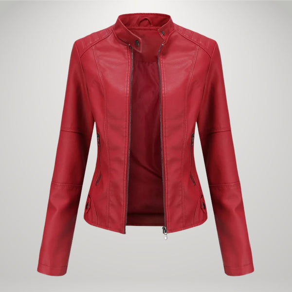 Karolina | Veste Slim en Simili Cuir
