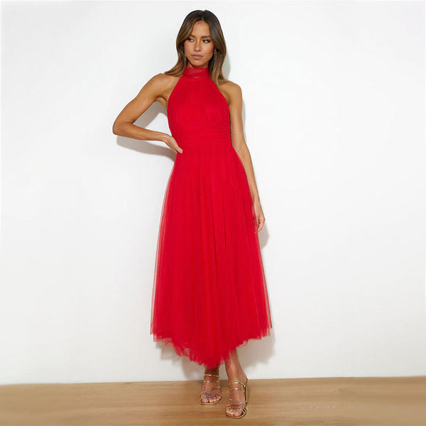 Robe Tendance Col Montant Aria