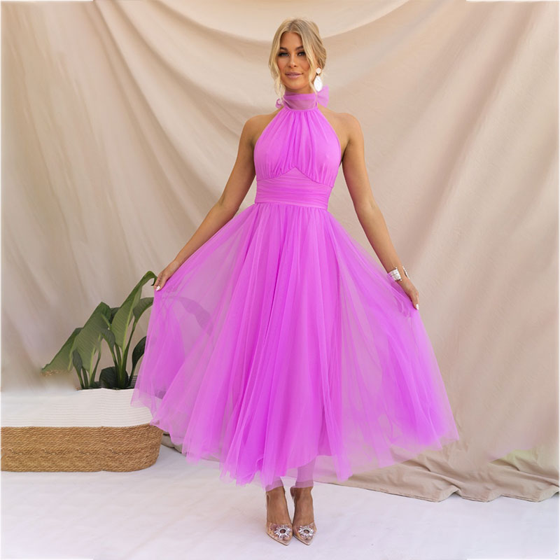 Robe Tendance Col Montant Aria
