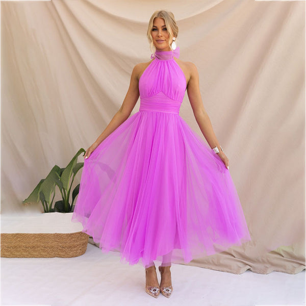 Robe Tendance Col Montant Aria