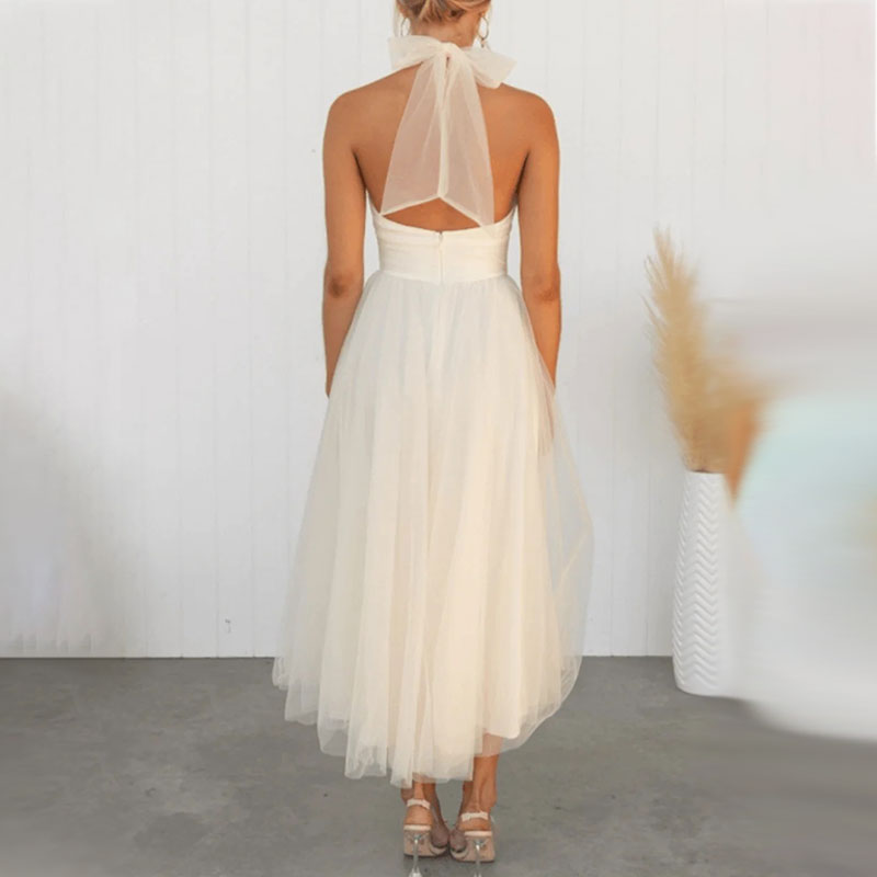 Robe Tendance Col Montant Aria