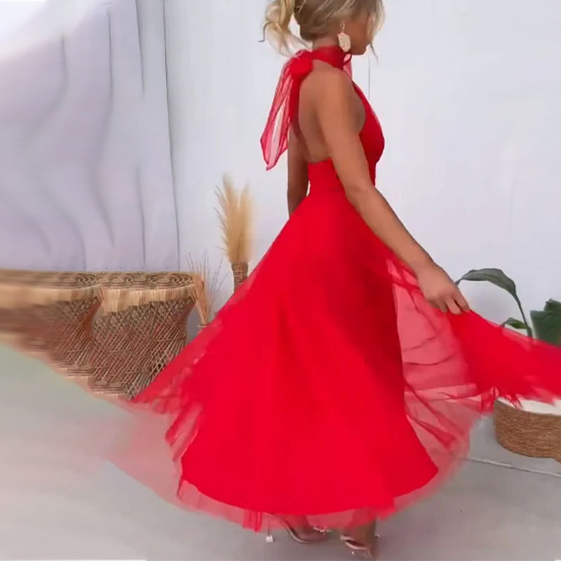 Robe Tendance Col Montant Aria
