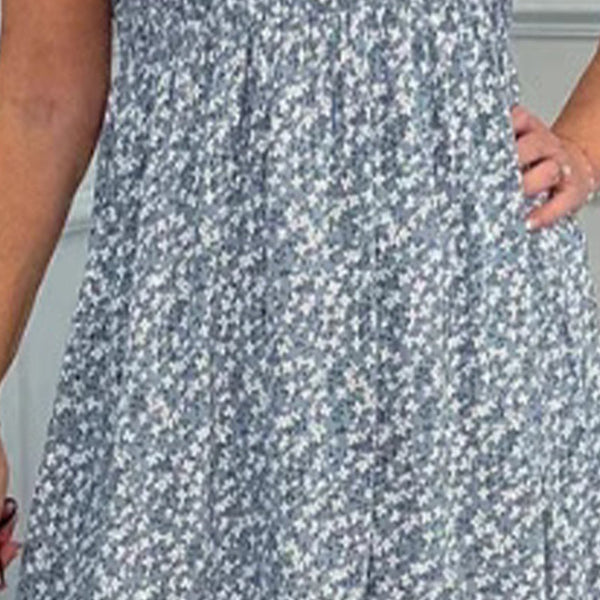 Lidya - Elegant Floral Print Dress