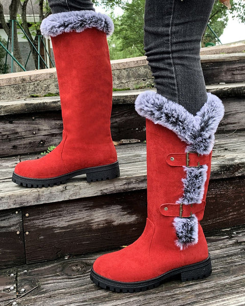 Willow Lane | Bottes d'hiver mi-mollet avec doublure en peluche