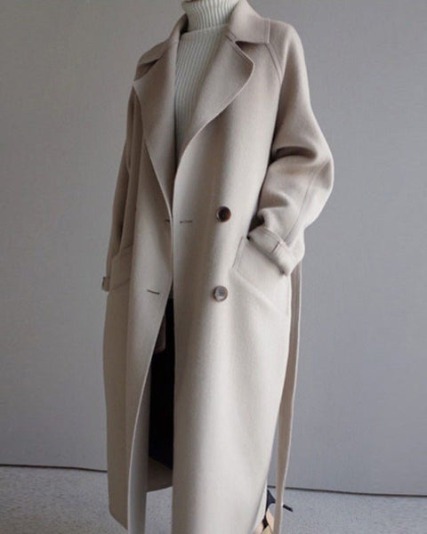 VICTORIA - MANTEAU LONG ÉLÉGANT