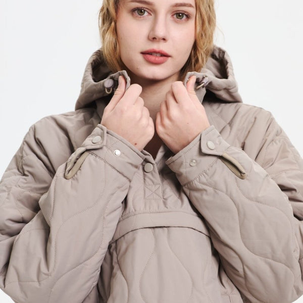 SAULE | VESTE CAPUCHE QUILTÉE RÉSISTANTE À L'EAU