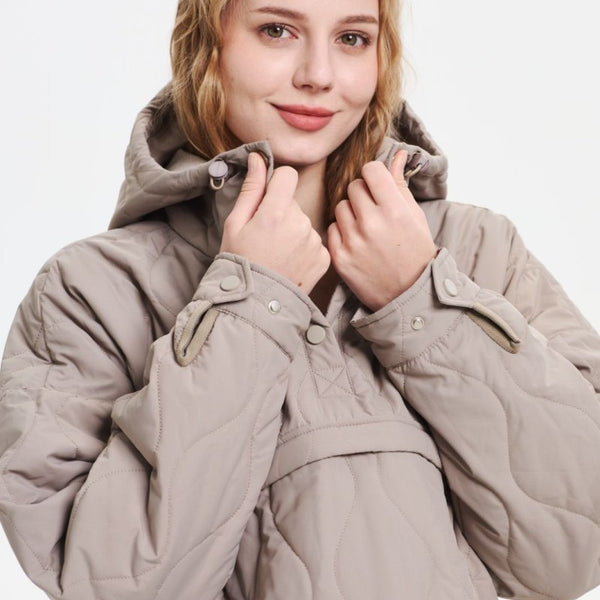 SAULE | VESTE CAPUCHE QUILTÉE RÉSISTANTE À L'EAU