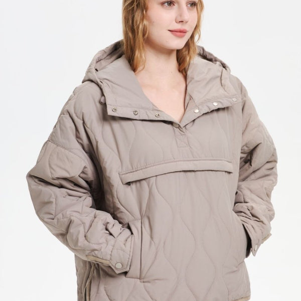 SAULE | VESTE CAPUCHE QUILTÉE RÉSISTANTE À L'EAU