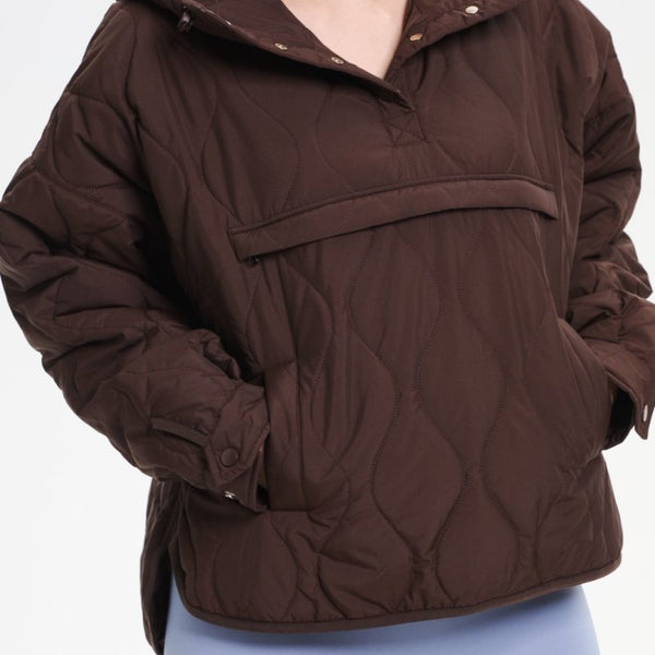 SAULE | VESTE CAPUCHE QUILTÉE RÉSISTANTE À L'EAU