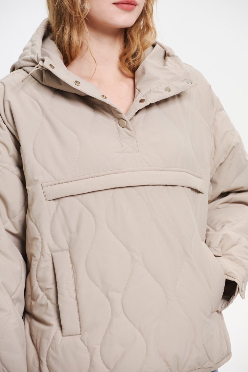 SAULE | VESTE CAPUCHE MATELASSÉE RÉSISTANTE À L'EAU