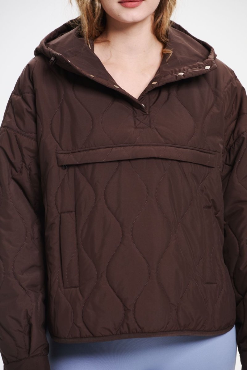 SAULE | VESTE CAPUCHE QUILTÉE RÉSISTANTE À L'EAU